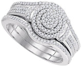 Diamond Micro Pave Bridal Set - 22GG33