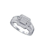 Diamond Micro Pave Engagement Ring - 22GG34