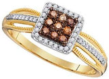 Brown Diamond Engagement Ring - 22GG35