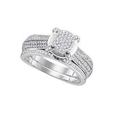 Diamond Micro Pave Engagement Ring - 22GG36