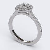 Oval Diamond Engagement Ring - 22GG38