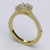 Oval Diamond Engagement Ring - 22GG38