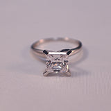 Princess Cut Solitare Engagement Ring in 14K Gold - 24GG25