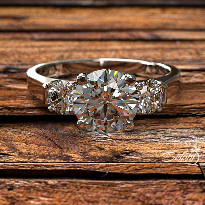 Gold Engagement Ring - 24GG43