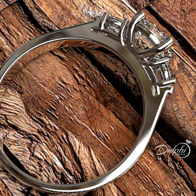 Gold Engagement Ring - 24GG43