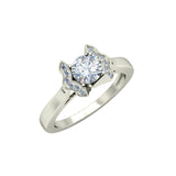 0.62ct Round Diamond Gold Engagement Ring - 27GG01