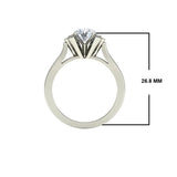 0.62ct Round Diamond Gold Engagement Ring - 27GG01