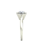 0.62ct Round Diamond Gold Engagement Ring - 27GG01