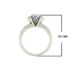 1.25ct Round Diamond Gold Engagement Ring - 27GG04