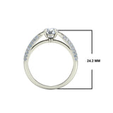 1.4ct Round Diamond Gold Engagement Ring - 27GG05