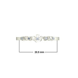 0.05ct Round Diamond Gold Engagement Ring - 27GG07