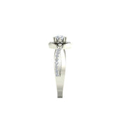 0.7ct Round Diamond Gold Engagement Ring - 27GG08