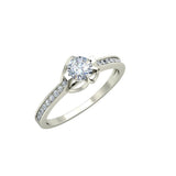 0.7ct Round Diamond Gold Engagement Ring - 27GG09