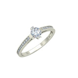 0.75ct Round Diamond Gold Engagement Ring - 27GG10