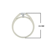 0.75ct Round Diamond Gold Engagement Ring - 27GG10