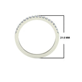 0.21ct Round Diamond Gold Wedding Band - 27GG11