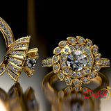 1.77ct Round Diamond Gold Engagement Ring - 27GG12