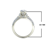 1.36ct Round Diamond Gold Engagement Ring - 27GG13