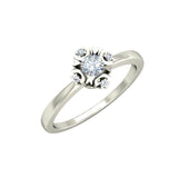 0.59ct Round Diamond Gold Engagement Ring - 27GG14