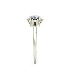 0.59ct Round Diamond Gold Engagement Ring - 27GG14