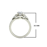 1.19ct Round Diamond Gold Engagement Ring - 27GG15
