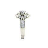 1.19ct Round Diamond Gold Engagement Ring - 27GG15