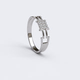 0.1ct Brilliant Cut Diamond Gold Engagement Ring - 27GG21