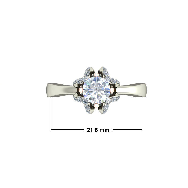 1.19ct Brilliant Cut Solitaire Gold Engagement Ring - 27GG23