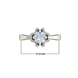 1.19ct Brilliant Cut Solitaire Gold Engagement Ring - 27GG23