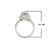 1.34ct Brilliant Cut Halo Gold Engagement Ring - 27GG24