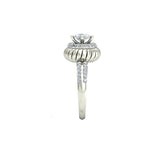1.34ct Brilliant Cut Halo Gold Engagement Ring - 27GG24