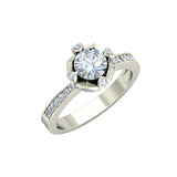 1.25ct Brilliant Cut  Gold Engagement Ring - 27GG25