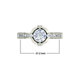 1.25ct Brilliant Cut  Gold Engagement Ring - 27GG25