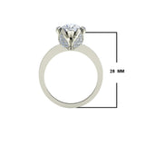 1.25ct Brilliant Cut  Gold Engagement Ring - 27GG25