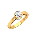 0.74ct Brilliant Cut Inspired Gold Engagement Ring - 27GG30
