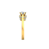 0.74ct Brilliant Cut Inspired Gold Engagement Ring - 27GG30