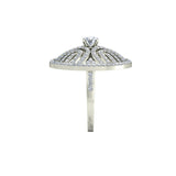 2.0ct Brilliant Cut Sedge Hat Inspired Gold Engagement Ring - 27GG31