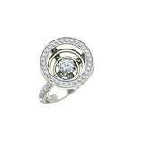 1.39ct Brilliant Cut Gold Grail Inspired Engagement Ring - 27GG32