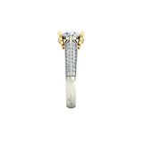 1.13ct Brilliant Cut Two Tone Gold Engagement Ring - 27GG33