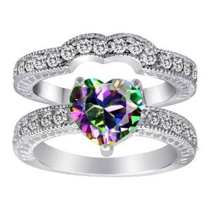 STERLING SILVER BRIDAL SET