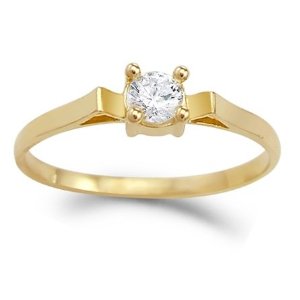 GOLD ENGAGEMENT RING