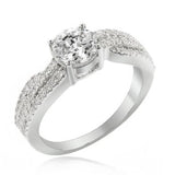 STERLING SILVER ENGAGEMENT RING