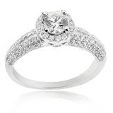 STERLING SILVER ENGAGEMENT RING