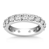 14k White Gold Round Cut Diamond Eternity Ring-rxd6451y28bt