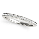 14k White Gold Simple Diamond Wedding Ring (1/4 cttw)-rxd67619y28bt