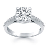 14k White Gold Trellis Diamond Engagement Ring-rxd46742y28bt