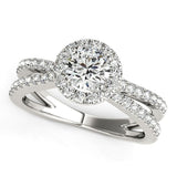 14k White Gold Diamond Engagement Ring with Split Shank Design (1 1/2 cttw)-rxd67729y28bt