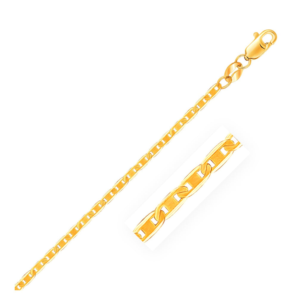 14k Yellow Gold Mariner Link Chain 1.7mm-rx97747-16