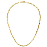 14K Yellow Gold Bold Paperclip Chain (4.2 mm)-rx98384-24