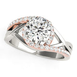 14k White And Rose Gold Bypass Diamond Engagement Ring (1 1/4 cttw)-rxd77286y28bt